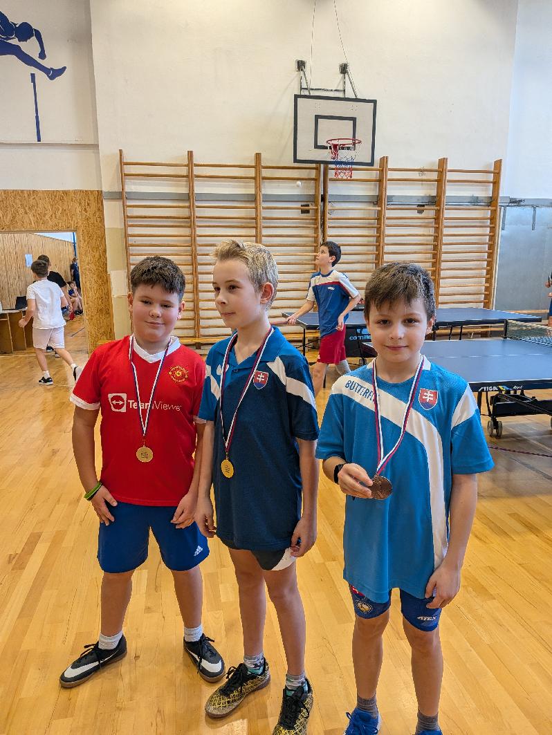 Stolný tenis - Žiarska školská liga 2025/2026